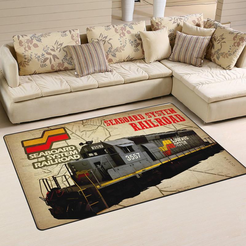 Seaboard System Railroad Rug 05230