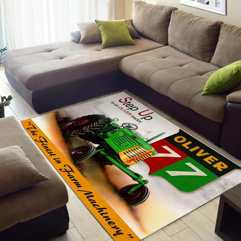 Oliver 77 Tractor Farm Rug 05301