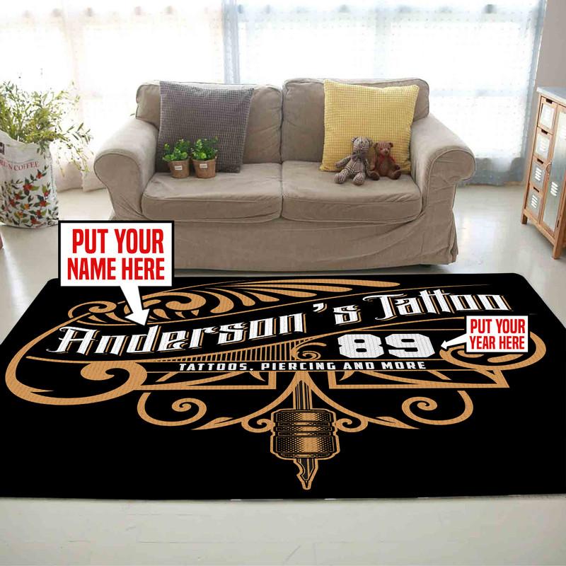 Personalized Tattoo Rug 06284