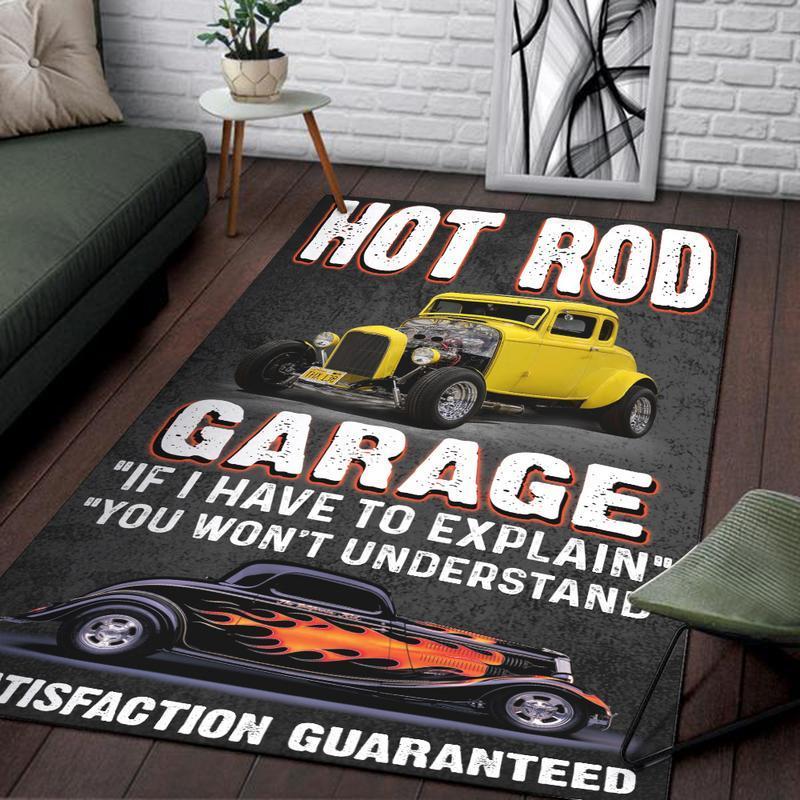 Hotrod Rug Hot Rod Garage 02841