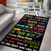 Personalized Classroom Rules Rug 05578