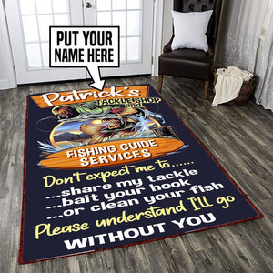 Personalized Fishing Rug 05526