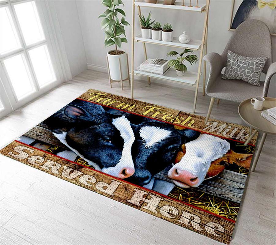 Farm Fresh Milk Served Here Rug 06165