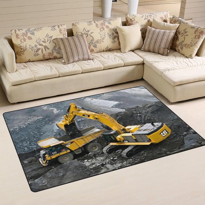 Cat Rug Caterpillar Heavy Equipment 01780