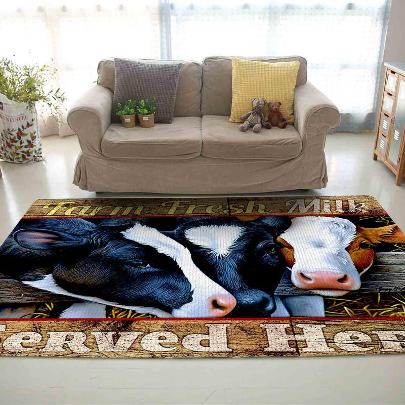 Farm Fresh Milk Served Here Rug 06165