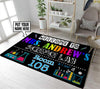 Personalized Science Teacher Rug 05587
