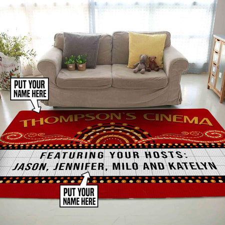 Personalized Home Cinema Rug 06437