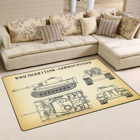 Tigertank Rug Tiger Tank 04822