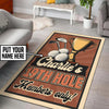 Personalized 19th Hole Member Only Rug 06400