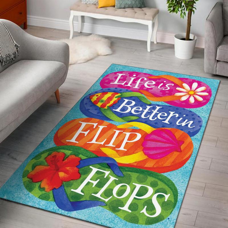 Life Is Better In Flip Flop Rug 06993