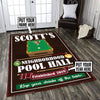 Personalized Pool Hall Rug 06024