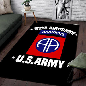 82nd Airborne Us Army Rug 05160