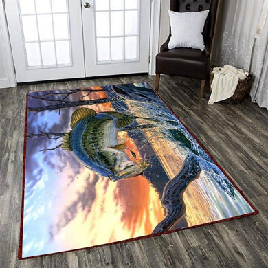 Largemouth Rug Largemouth Bass 03827