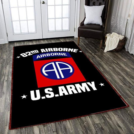 82nd Airborne Us Army Rug 05160