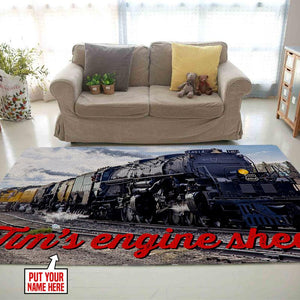 Personalized Engineer Shed Rug 06447