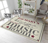 Personalized Music Room Rug 06422