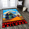 Cincinnati Pennsylvania Reproduction Large Railroad Rug 05159