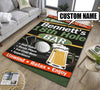 Personalized 18th Hole Bar Unwind Relax Enjoy Golf Rug 07054