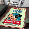 Personalized Fitness Club Rug 06719
