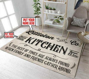 Personalized Kitchen Rug 06320