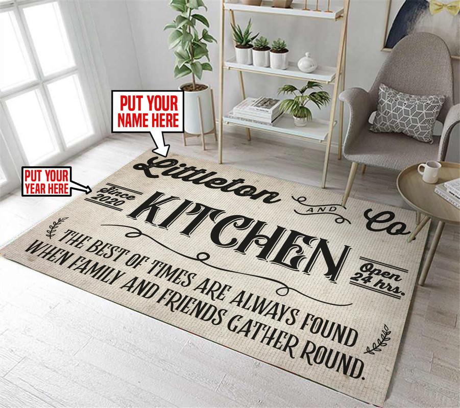 Personalized Kitchen Rug 06320