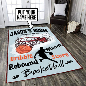 Personalized Basketball Rug 05490