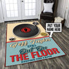 Personalized Vinyl Record Rug 05583