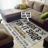 Personalized Fixit Shop Rug 05445