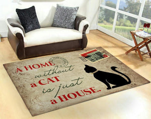 A Home Without A Cat Is Just A House Rug 06014