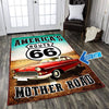 Personalize Route 66 Mother Road Rug 05223