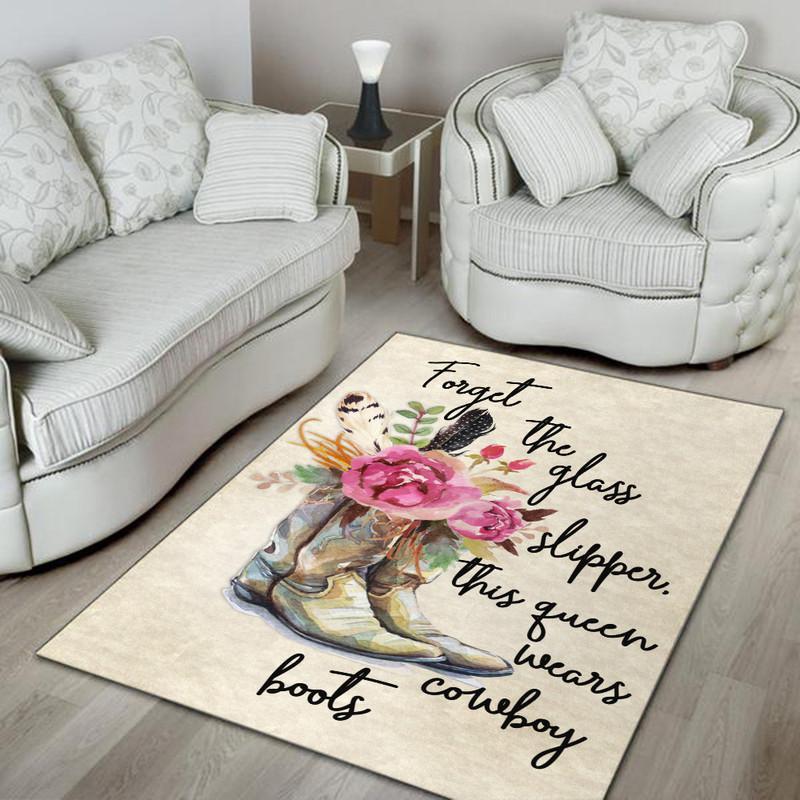 Country Girl Cow Girl Rug 06867