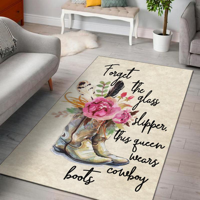 Country Girl Cow Girl Rug 06867