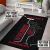Personalized Wine House Rug 06458
