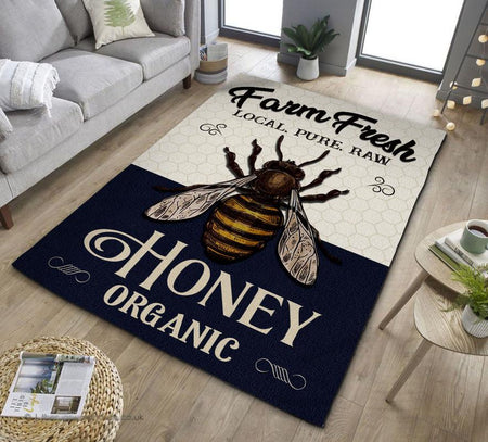 Personalized Bee Farm Rug 07150