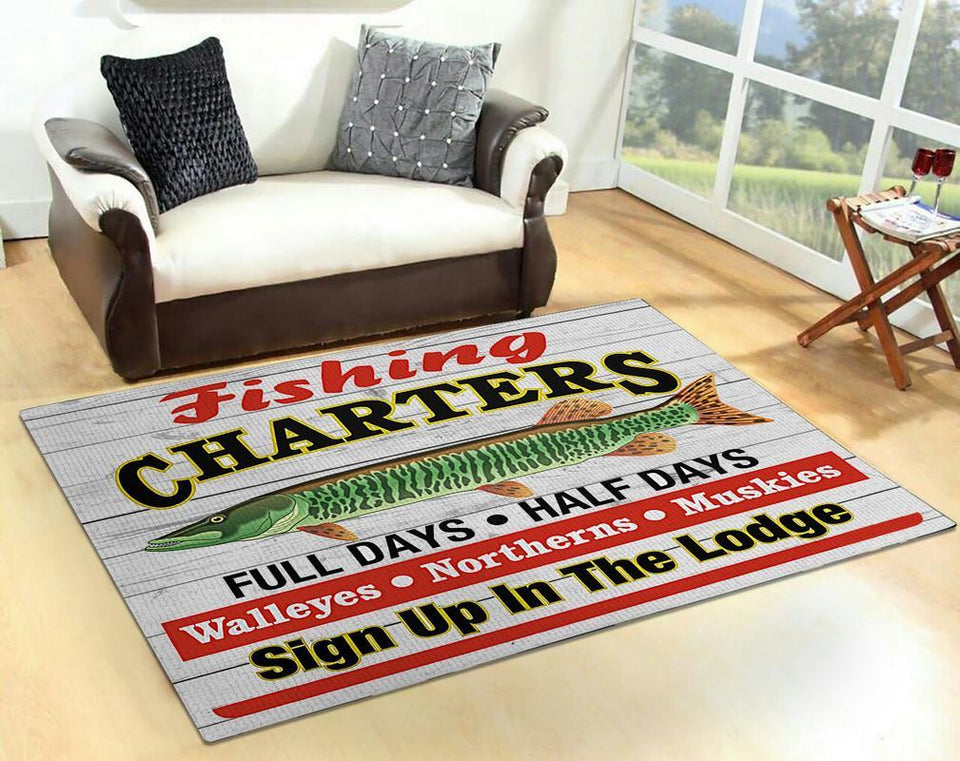 Fishing Charters Rug 05830