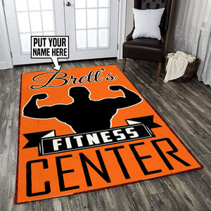 Personalized Fitness Center Rug 06470