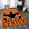 Personalized Fitness Center Rug 06470