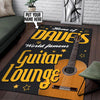Personalized Guitar Lounge Rug 05977