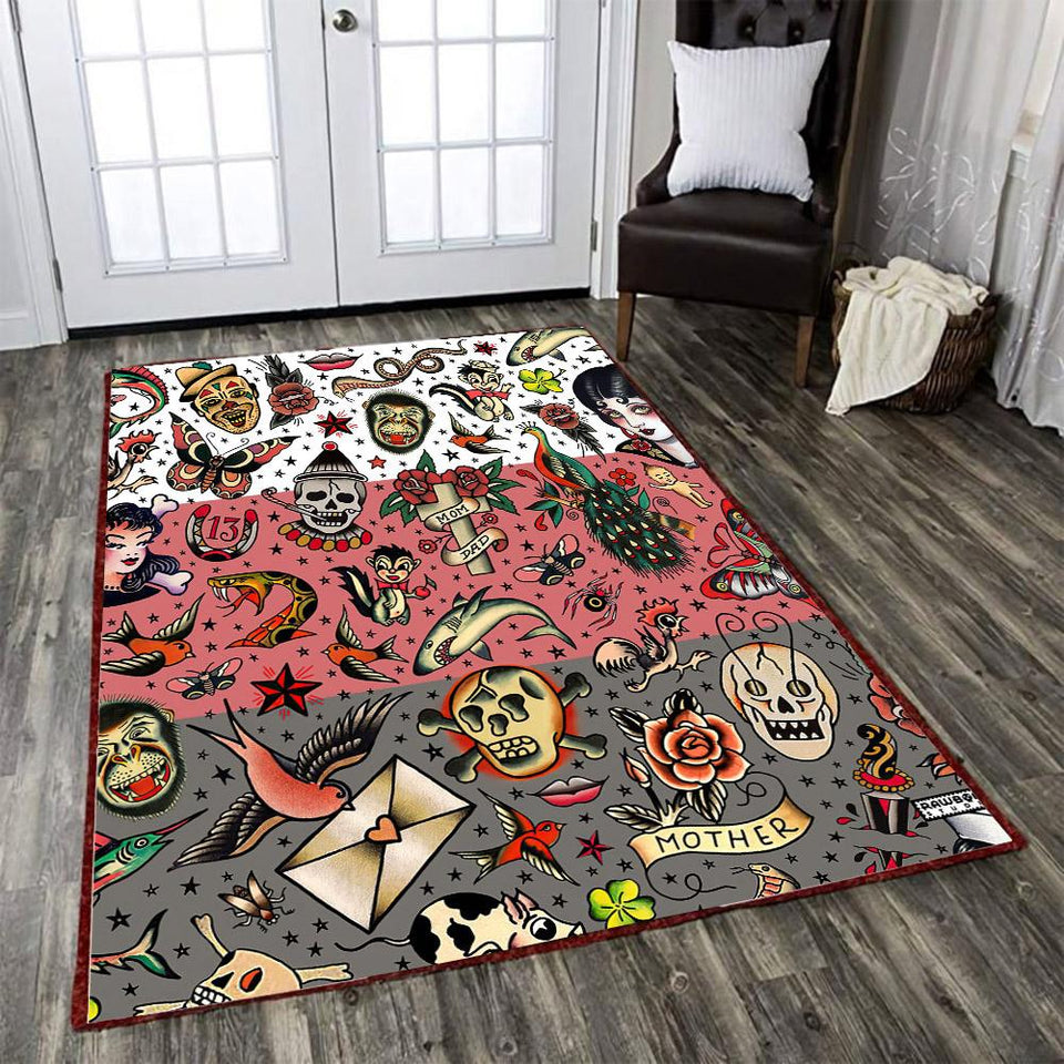 Skull Rug 06467