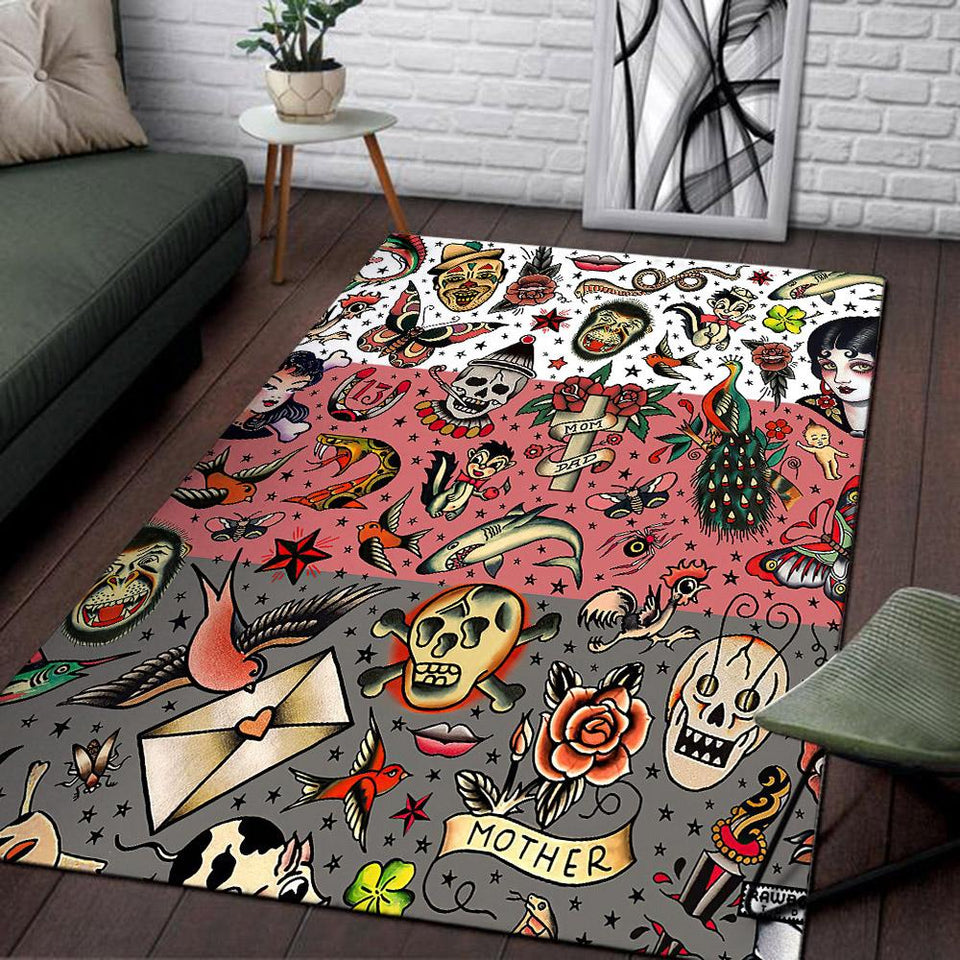 Skull Rug 06467