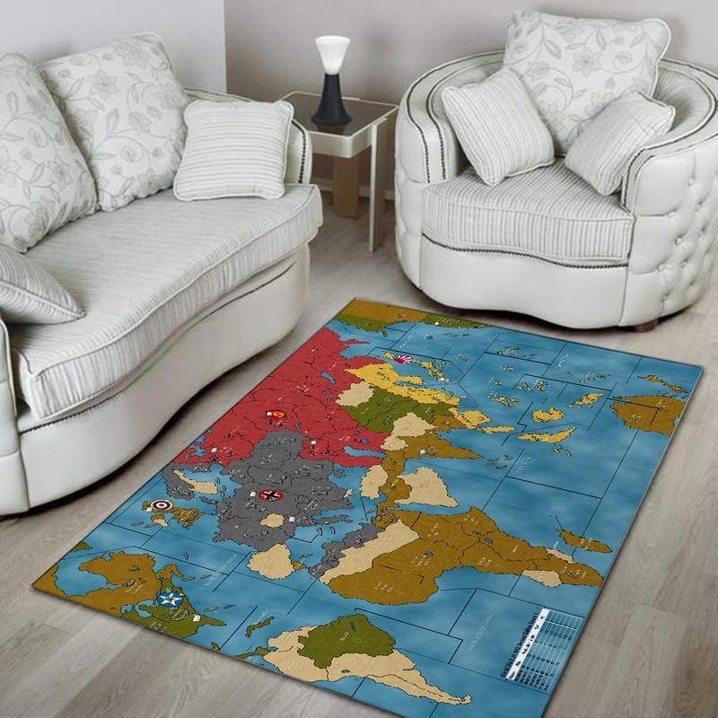 Axis And Allies Map Rug 05123