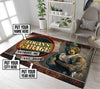 Personalized Garage Rug 06743
