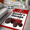 Personalized Farmall Tractor Man Cave Rug 05298