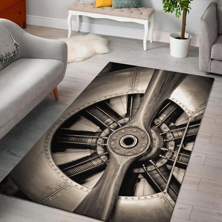 Aircraft Rug Air Craft Turbin 02588