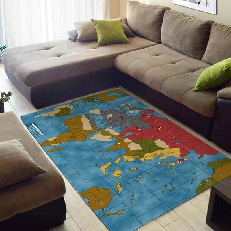 Axis And Allies Map Rug 05123