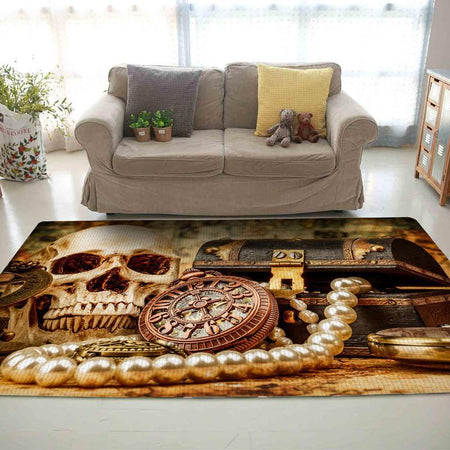 Skull Rug 06197