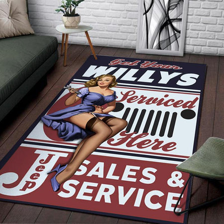 Jeep Willy Rug 05168