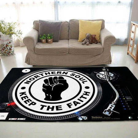 Northern Soul Keep The Faith Rug 05749