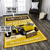 Personalized Garage Hot Rod And Custom Rug 05347