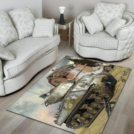 M4a3 (76) Sherman Tank Rug 05111